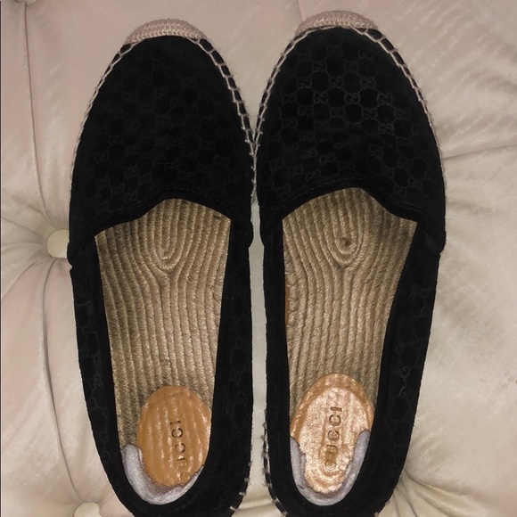 Black gucci espadrilles